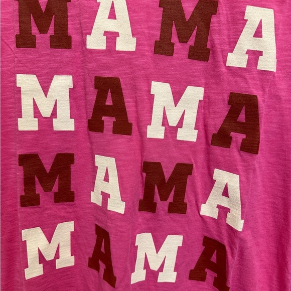 BiBi pink ‎ Distressed 'MAMA' Tee - Picture 3 of 5